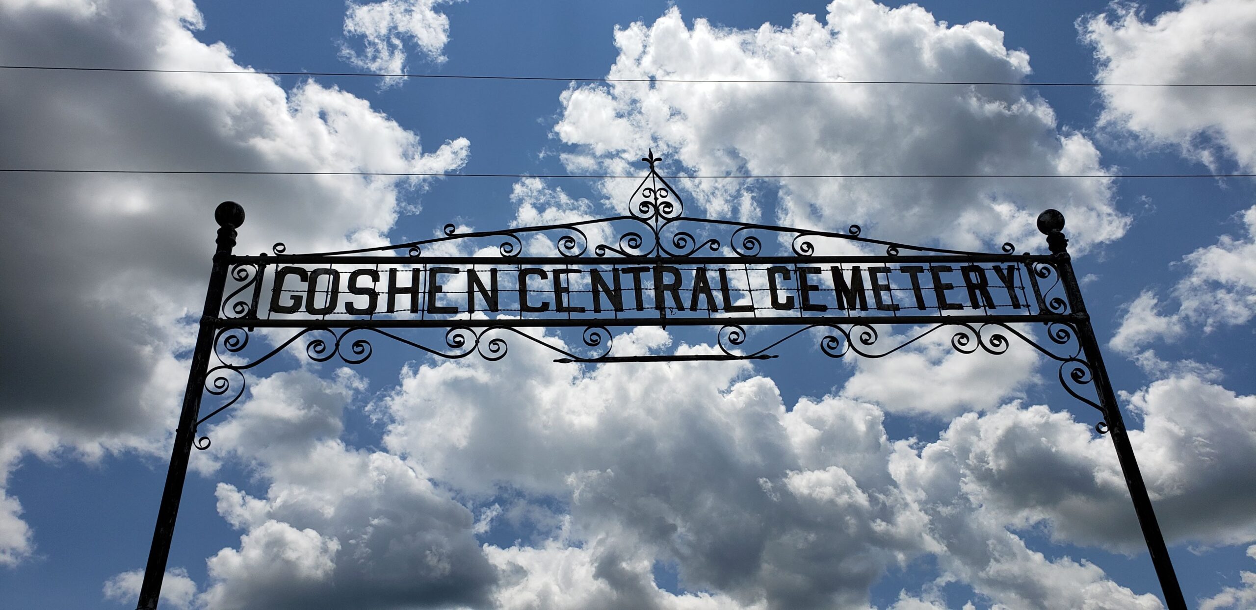 Entrance to Goshen Central Cemetery